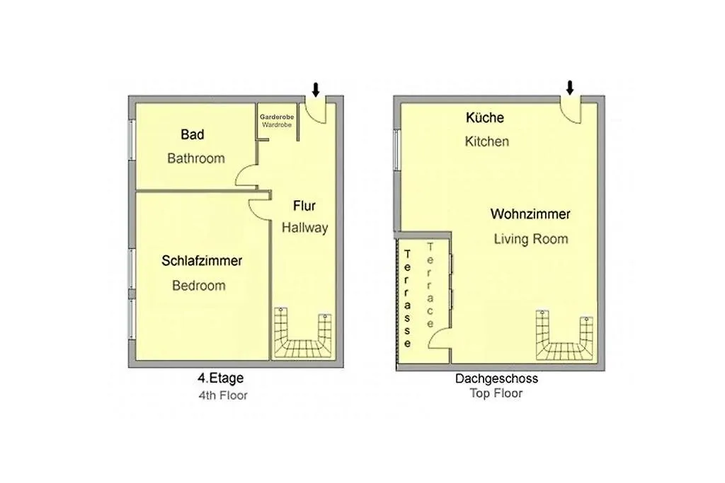 Apartment Stylish Maisonette, Prenzlauer Berg, 70M2 Berlin